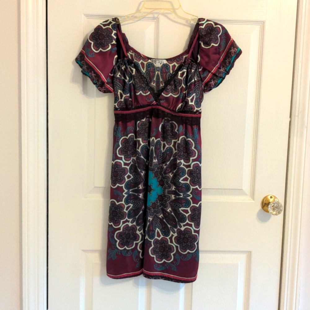 Do & Be Silk Paisley Dress